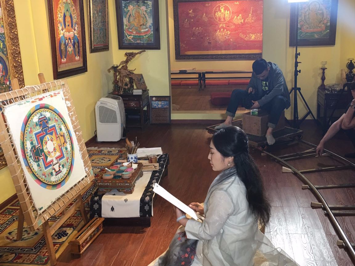 西藏唐卡－文化宣傳片 拍攝花絮